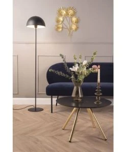 Leitmotiv Lampadaire Champignon En Métal Noir -Boutique Belamp lampadaire champignon en metal noir 1