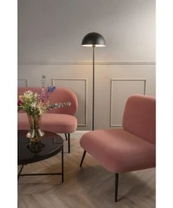 Leitmotiv Lampadaire Champignon En Métal Noir -Boutique Belamp lampadaire champignon en metal noir 2