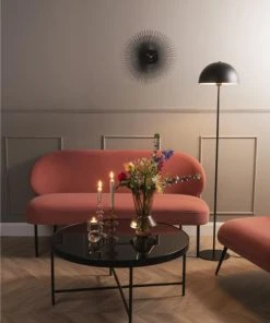 Leitmotiv Lampadaire Champignon En Métal Ocre -Boutique Belamp lampadaire champignon en metal ocre 2