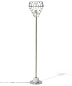 Beliani Lampadaire Couleur Bronze