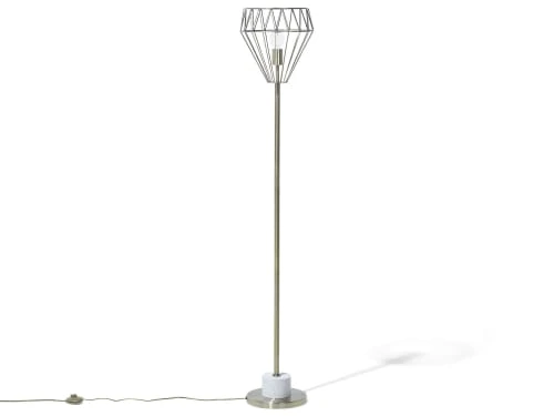 Beliani Lampadaire Couleur Bronze 1 Beliani Lampadaire Couleur Bronze