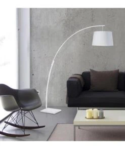 Lampea Lampadaire Design En Métal Blanc 188 Cm -Boutique Belamp lampadaire design en metal blanc 188 cm 3