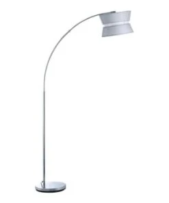 Lampea Lampadaire Design En Métal Chrome 178 Cm -Boutique Belamp lampadaire design en metal chrome 178 cm 3