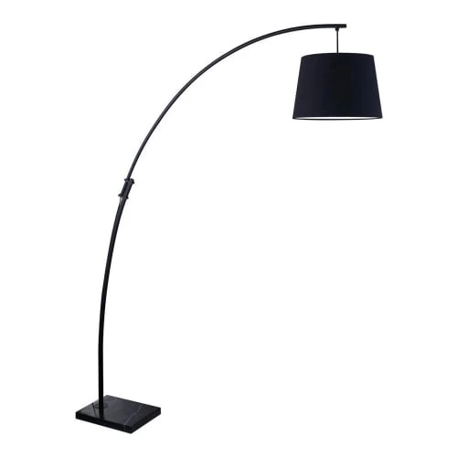 Lampea Lampadaire Design En Métal Noir 188 Cm 3 Lampea Lampadaire Design En Métal Noir 188 Cm – Image 3