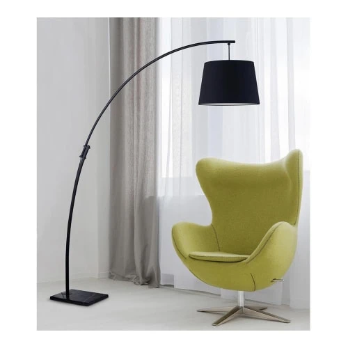 Lampea Lampadaire Design En Métal Noir 188 Cm 4 Lampea Lampadaire Design En Métal Noir 188 Cm – Image 4