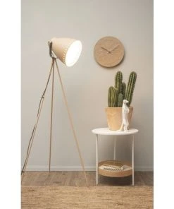 Leitmotiv Lampadaire Design Trepied H. 145 Cm Beige -Boutique Belamp lampadaire design trepied h 145 cm beige 1