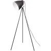 Leitmotiv Lampadaire Design Trepied H. 145 Cm Noir