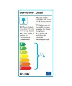 Leitmotiv Lampadaire Design Trepied H. 145 Cm Noir -Boutique Belamp lampadaire design trepied h 145 cm noir 2