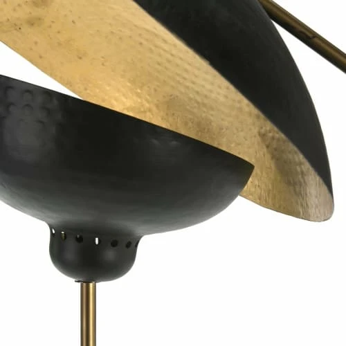 Thai Natura Lampadaire Doré Et Noir 2 Thai Natura Lampadaire Doré Et Noir – Image 2