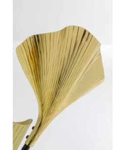Kare Design Lampadaire En Acier 3 Abat-jours Feuilles Ginkgo Dorées H83 -Boutique Belamp lampadaire en acier 3 abat jours feuilles ginkgo dorees h83 2