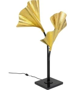Kare Design Lampadaire En Acier 3 Abat-jours Feuilles Ginkgo Dorées H83 -Boutique Belamp lampadaire en acier 3 abat jours feuilles ginkgo dorees h83 3