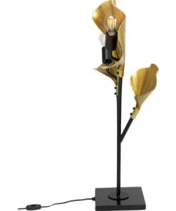 Kare Design Lampadaire En Acier 3 Abat-jours Feuilles Ginkgo Dorées H83 -Boutique Belamp lampadaire en acier 3 abat jours feuilles ginkgo dorees h83 4