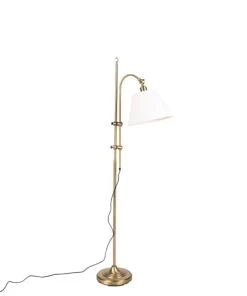 QAZQA Lampadaire En Acier Bronze -Boutique Belamp lampadaire en acier bronze 3