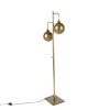 QAZQA Lampadaire En Acier Bronze