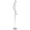 Kare Design Lampadaire En Acier Chromé Et Verre H160