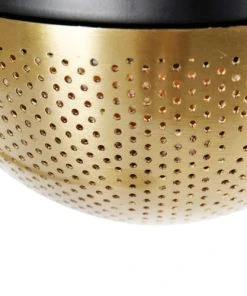 QAZQA Lampadaire En Acier Doré/laiton -Boutique Belamp lampadaire en acier dore laiton 34