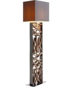 Kare Design Lampadaire En Acier Et Bois Flotté H163 -Boutique Belamp lampadaire en acier et bois flotte h163 4
