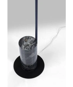 Kare Design Lampadaire En Acier Et Marbre Noir H160 -Boutique Belamp lampadaire en acier et marbre noir h160 3