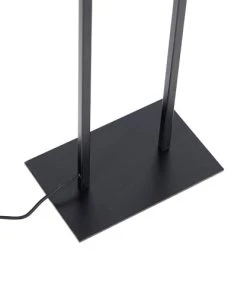 QAZQA Lampadaire En Acier Noir -Boutique Belamp lampadaire en acier noir 11