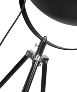 QAZQA Lampadaire En Acier Noir -Boutique Belamp lampadaire en acier noir 18