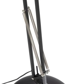 QAZQA Lampadaire En Acier Noir -Boutique Belamp lampadaire en acier noir 24