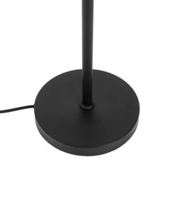 QAZQA Lampadaire En Acier Noir -Boutique Belamp lampadaire en acier noir 3