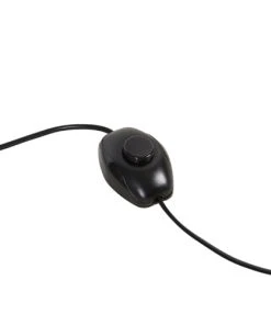 QAZQA Lampadaire En Acier Noir -Boutique Belamp lampadaire en acier noir 35