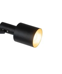 QAZQA Lampadaire En Acier Noir -Boutique Belamp lampadaire en acier noir 39