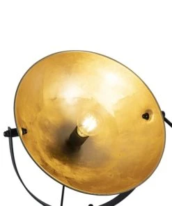 QAZQA Lampadaire En Acier Noir -Boutique Belamp lampadaire en acier noir 46