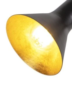 QAZQA Lampadaire En Acier Noir -Boutique Belamp lampadaire en acier noir 7