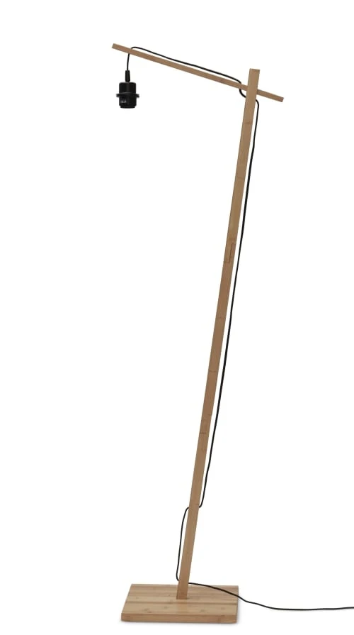 Good & Mojo Lampadaire En Bambou Abat-jour En Bambou Naturel, H. 150cm 6 Good & Mojo Lampadaire En Bambou Abat-jour En Bambou Naturel, H. 150cm – Image 6