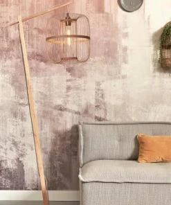 Good & Mojo Lampadaire En Bambou Abat-jour En Bambou Naturel, H. 176cm -Boutique Belamp lampadaire en bambou abat jour en bambou naturel h 176cm 8