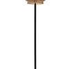 Good & Mojo Lampadaire En Bambou Abat-jour En Bambou Naturel/noir, H. 130cm