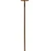 Good & Mojo Lampadaire En Bambou Abat-jour En Bambou Naturel/noir, H. 135cm