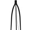 Good & Mojo Lampadaire En Bambou Abat-jour En Bambou Noir, H. 145cm