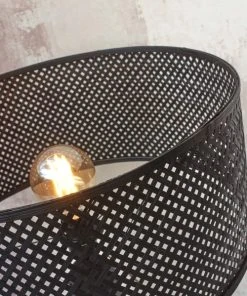 Good & Mojo Lampadaire En Bambou Abat-jour En Bambou Noir, H. 158cm -Boutique Belamp lampadaire en bambou abat jour en bambou noir h 158cm 3