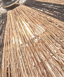 Good & Mojo Lampadaire En Bambou Abat-jour En Jute Naturel/noir, H. 150cm -Boutique Belamp lampadaire en bambou abat jour en jute naturel noir h 150cm 5