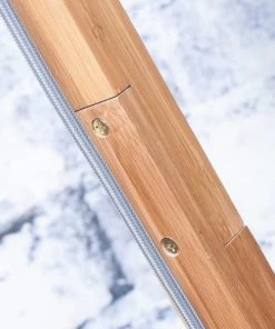 Good & Mojo Lampadaire En Bambou Abat-jour En Lin Gris Foncé, H. 174cm -Boutique Belamp lampadaire en bambou abat jour en lin gris fonce h 174cm 3