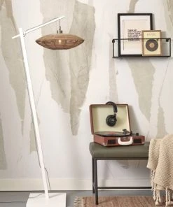 Good & Mojo Lampadaire En Bambou Abat-jour En Rotin Blanc/naturel, H. 150cm 8 Good & Mojo Lampadaire En Bambou Abat-jour En Rotin Blanc/naturel, H. 150cm -Boutique Belamp lampadaire en bambou abat jour en rotin blanc naturel h 150cm 2