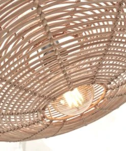 Good & Mojo Lampadaire En Bambou Abat-jour En Rotin Blanc/naturel, H. 150cm 9 Good & Mojo Lampadaire En Bambou Abat-jour En Rotin Blanc/naturel, H. 150cm -Boutique Belamp lampadaire en bambou abat jour en rotin blanc naturel h 150cm 3