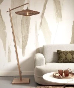 Good & Mojo Lampadaire En Bambou Abat-jour En Rotin Naturel, H. 176cm 7 Good & Mojo Lampadaire En Bambou Abat-jour En Rotin Naturel, H. 176cm -Boutique Belamp lampadaire en bambou abat jour en rotin naturel h 176cm 1