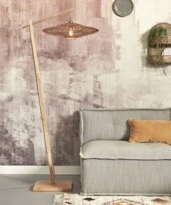 Good & Mojo Lampadaire En Bambou Abat-jour En Rotin Naturel, H. 176cm 8 Good & Mojo Lampadaire En Bambou Abat-jour En Rotin Naturel, H. 176cm -Boutique Belamp lampadaire en bambou abat jour en rotin naturel h 176cm 2