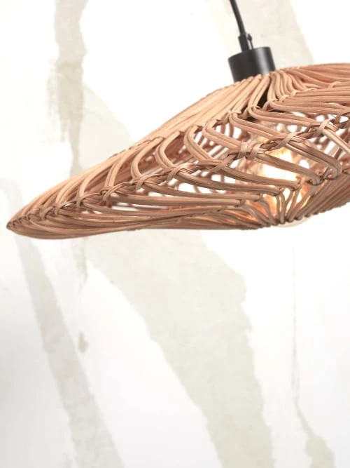 Good & Mojo Lampadaire En Bambou Abat-jour En Rotin Naturel, H. 176cm 6 Good & Mojo Lampadaire En Bambou Abat-jour En Rotin Naturel, H. 176cm – Image 6