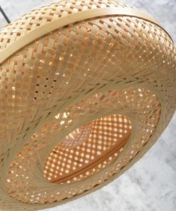 Good & Mojo Lampadaire En Bambou H176cm -Boutique Belamp lampadaire en bambou h176cm 2