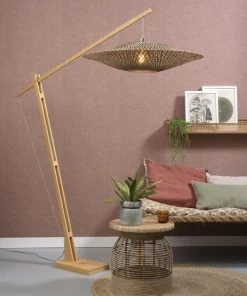 Good & Mojo Lampadaire En Bambou H207cm -Boutique Belamp lampadaire en bambou h207cm 1