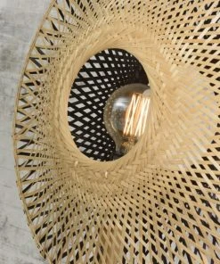 Good & Mojo Lampadaire En Bambou Naturel H170cm -Boutique Belamp lampadaire en bambou naturel h170cm 1