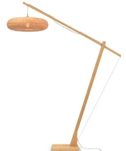 Good & Mojo Lampadaire En Bambou Naturel H207cm -Boutique Belamp lampadaire en bambou naturel h207cm 5