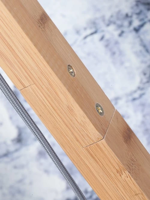 Good & Mojo Lampadaire En Bambou Noir H176cm 6 Good & Mojo Lampadaire En Bambou Noir H176cm – Image 6