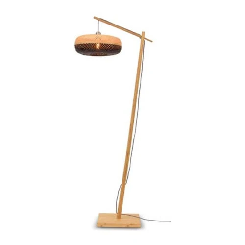 Good & Mojo Lampadaire En Bambou Noir H176cm 1 Good & Mojo Lampadaire En Bambou Noir H176cm