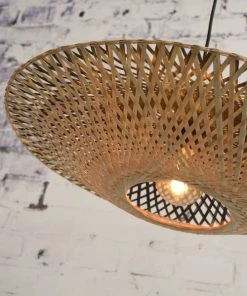 Good & Mojo Lampadaire En Bambou Noir Suspendu H176cm -Boutique Belamp lampadaire en bambou noir suspendu h176cm 3